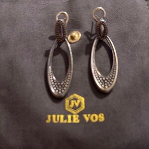 Julie Vos Two-Tone Teardrop Earrings